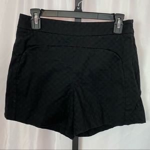 Anthropologie Cartonnier Black Shorts, size 4